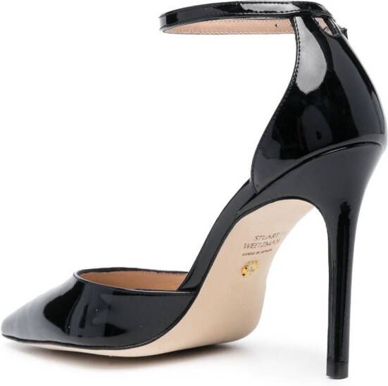 Stuart Weitzman Pumps met puntige neus Zwart