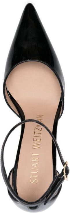 Stuart Weitzman Pumps met puntige neus Zwart