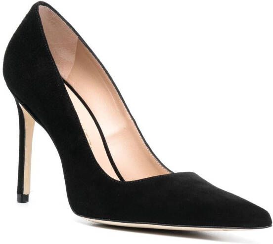 Stuart Weitzman Leren pumps Zwart