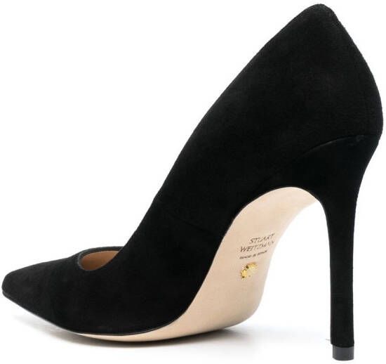 Stuart Weitzman Leren pumps Zwart