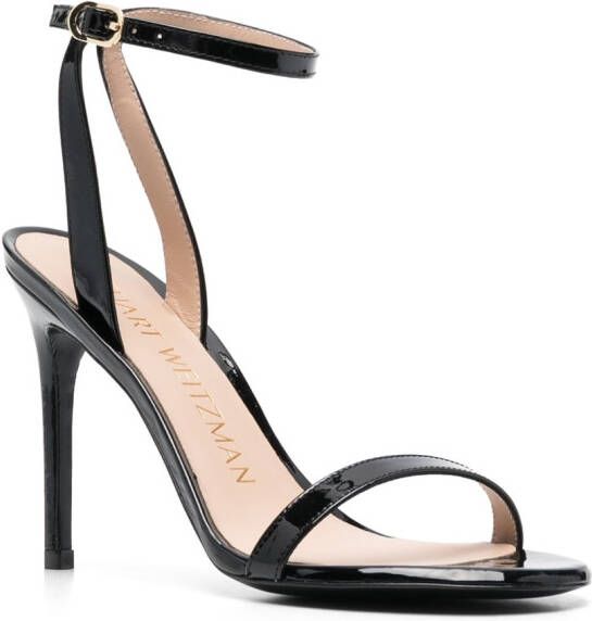 Stuart Weitzman Aura sandalen met bandjes Zwart