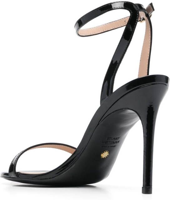 Stuart Weitzman Aura sandalen met bandjes Zwart