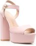 Stuart Weitzman Sandalen met plateauzool Roze - Thumbnail 2