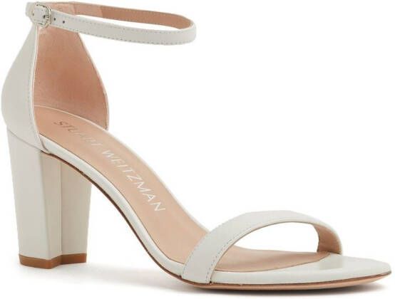 Stuart Weitzman Sandalen met enkelbandjes Wit