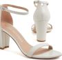 Stuart Weitzman Sandalen met enkelbandjes Wit - Thumbnail 4