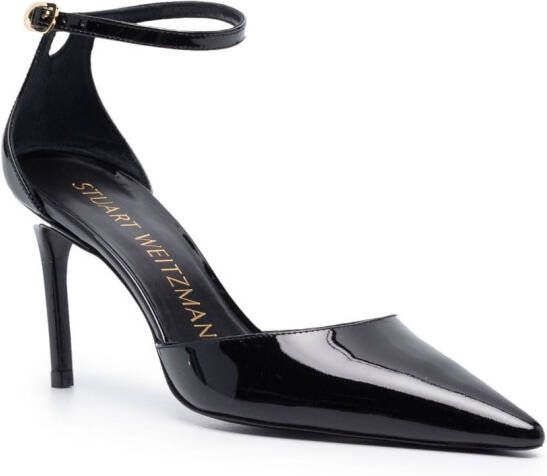 Stuart Weitzman Pumps met puntige neus Zwart