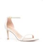 Stuart Weitzman Amelia leren sandalen Wit - Thumbnail 2