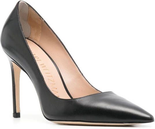 Stuart Weitzman Anny pumps met puntige neus Zwart