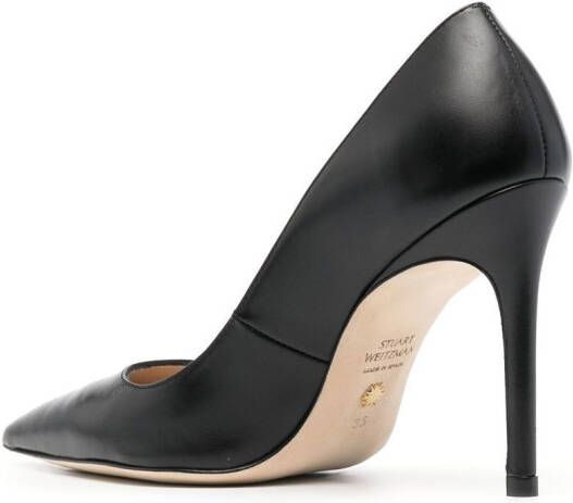 Stuart Weitzman Anny pumps met puntige neus Zwart