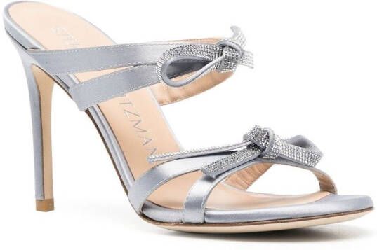 Stuart Weitzman Sandalen met strikdetail Grijs