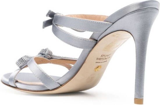 Stuart Weitzman Sandalen met strikdetail Grijs