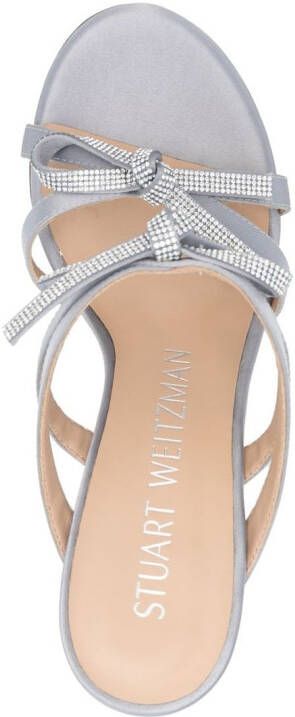 Stuart Weitzman Sandalen met strikdetail Grijs