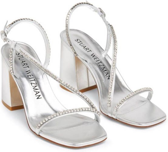 Stuart Weitzman Sandalen met open neus Wit