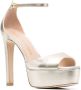 Stuart Weitzman Disco sandalen met plateauzool Goud - Thumbnail 2