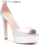 Stuart Weitzman Disco sandalen met plateauzool Grijs - Thumbnail 2