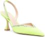 Stuart Weitzman Gemcut XCurve slingback pumps Groen - Thumbnail 2