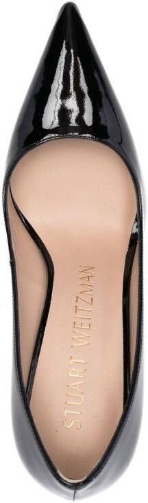 Stuart Weitzman Glanzende pumps Zwart