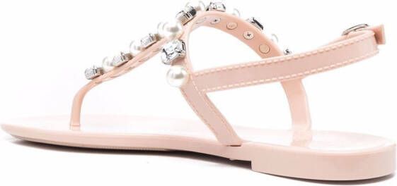 Stuart Weitzman Goldie sandalen verfraaid met kristallen Roze