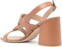 Stuart Weitzman Ibiza leren sandalen Bruin - Thumbnail 3