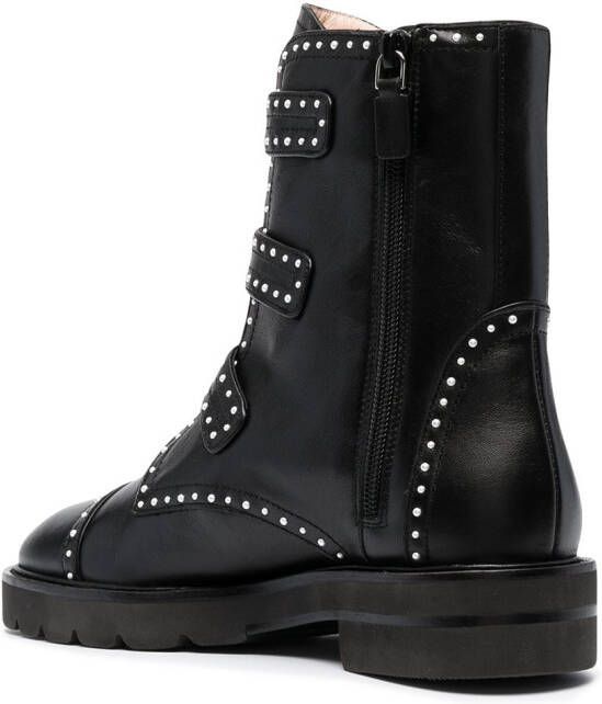 Stuart Weitzman Jesse Lift laarzen met studs Zwart