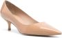 Stuart Weitzman Kitten leren pumps Beige - Thumbnail 2