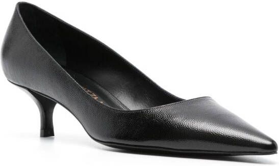 Stuart Weitzman Kitten leren pumps Zwart