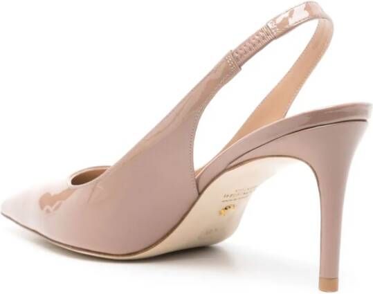 Stuart Weitzman Lakleren pumps 75 mm Beige