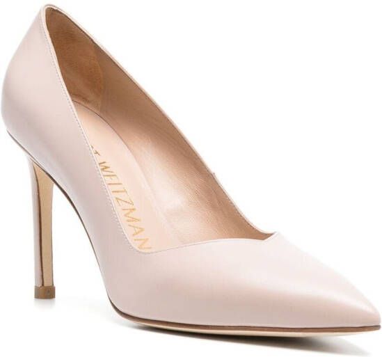 Stuart Weitzman Leren pumps Beige