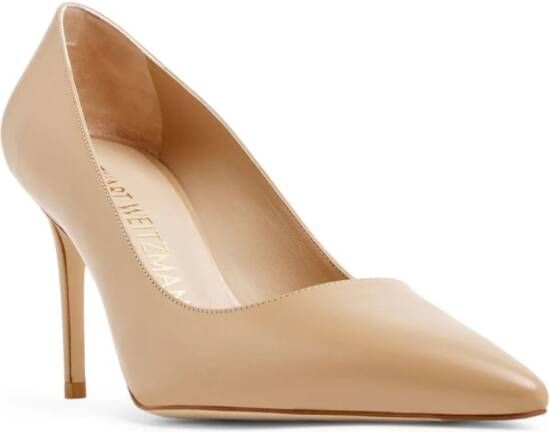 Stuart Weitzman Leren pumps Beige