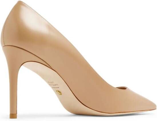 Stuart Weitzman Leren pumps Beige