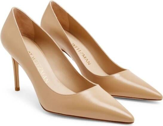 Stuart Weitzman Leren pumps Beige