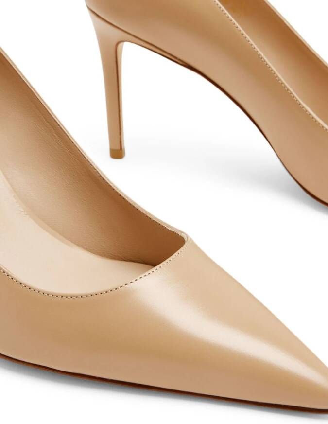 Stuart Weitzman Leren pumps Beige