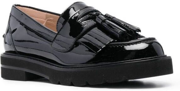 Stuart Weitzman Loafers met kwastje Zwart