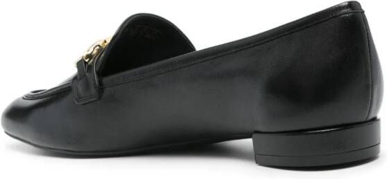 Stuart Weitzman Leren loafers Zwart