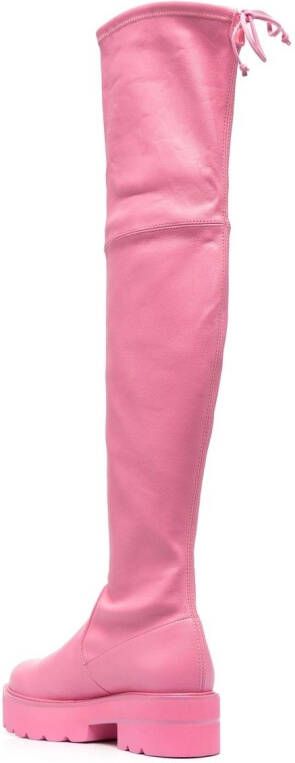 Stuart Weitzman Lowland Lift laarzen Roze