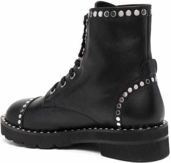 Stuart Weitzman Mila Lift laarzen met studs Zwart