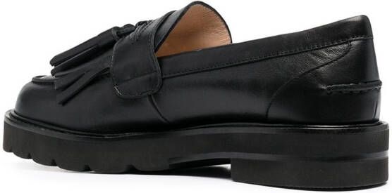 Stuart Weitzman Mila loafers met kwastje Zwart