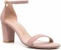 Stuart Weitzman Nearlynude sandalen met blokhak Beige - Thumbnail 2