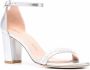 Stuart Weitzman Nearlynude sandalen met imitatieparel Grijs - Thumbnail 2