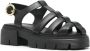 Stuart Weitzman Nolita 60 mm leren sandalen Zwart - Thumbnail 2