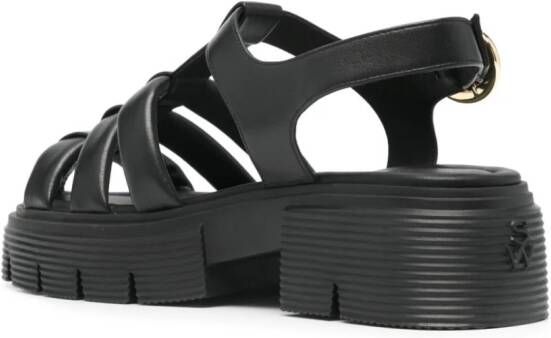 Stuart Weitzman Nolita 60 mm leren sandalen Zwart