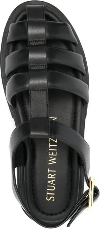 Stuart Weitzman Nolita 60 mm leren sandalen Zwart