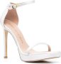 Stuart Weitzman Nudist Disco sandalen Wit - Thumbnail 2