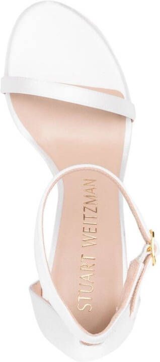 Stuart Weitzman Nudist Disco sandalen Wit