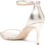 Stuart Weitzman Nudistcurve leren sandalen Goud - Thumbnail 3