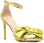 Stuart Weitzman Nudist Curve Loveknot sandalen Groen - Thumbnail 2