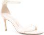 Stuart Weitzman Nudistcurve sandalen met blokhak Wit - Thumbnail 2