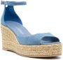 Stuart Weitzman Nudistia espadrilles met sleehak Blauw - Thumbnail 2