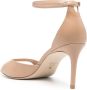 Stuart Weitzman Nudistia leren sandalen Beige - Thumbnail 3