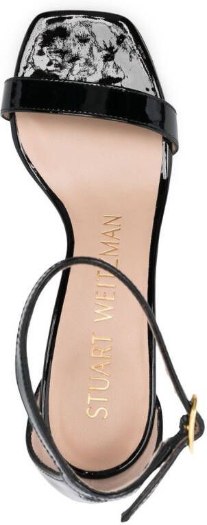 Stuart Weitzman NuNaked sandalen met open neus Zwart